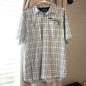 Wrangler Outdoor Blue Plaid Shirt